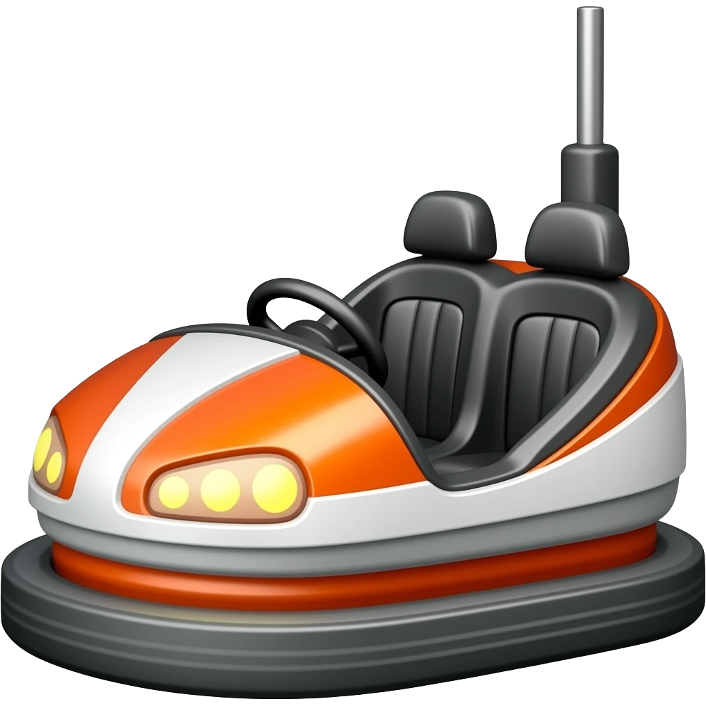 Bumper car emoji
