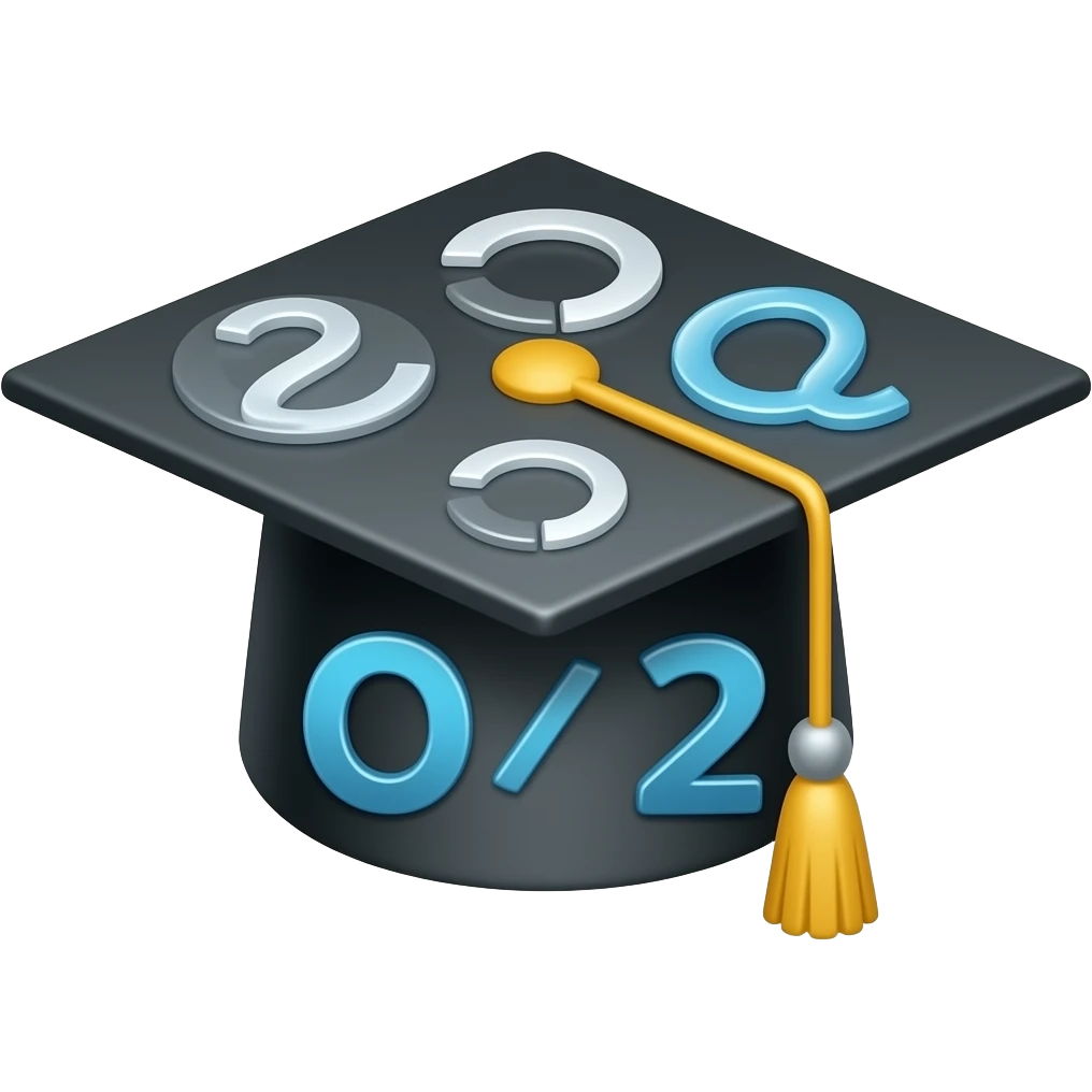 graduation cap coding and software development. emoji