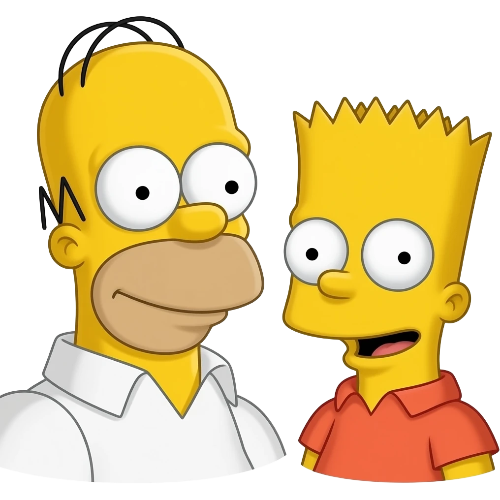 homer bart emoji