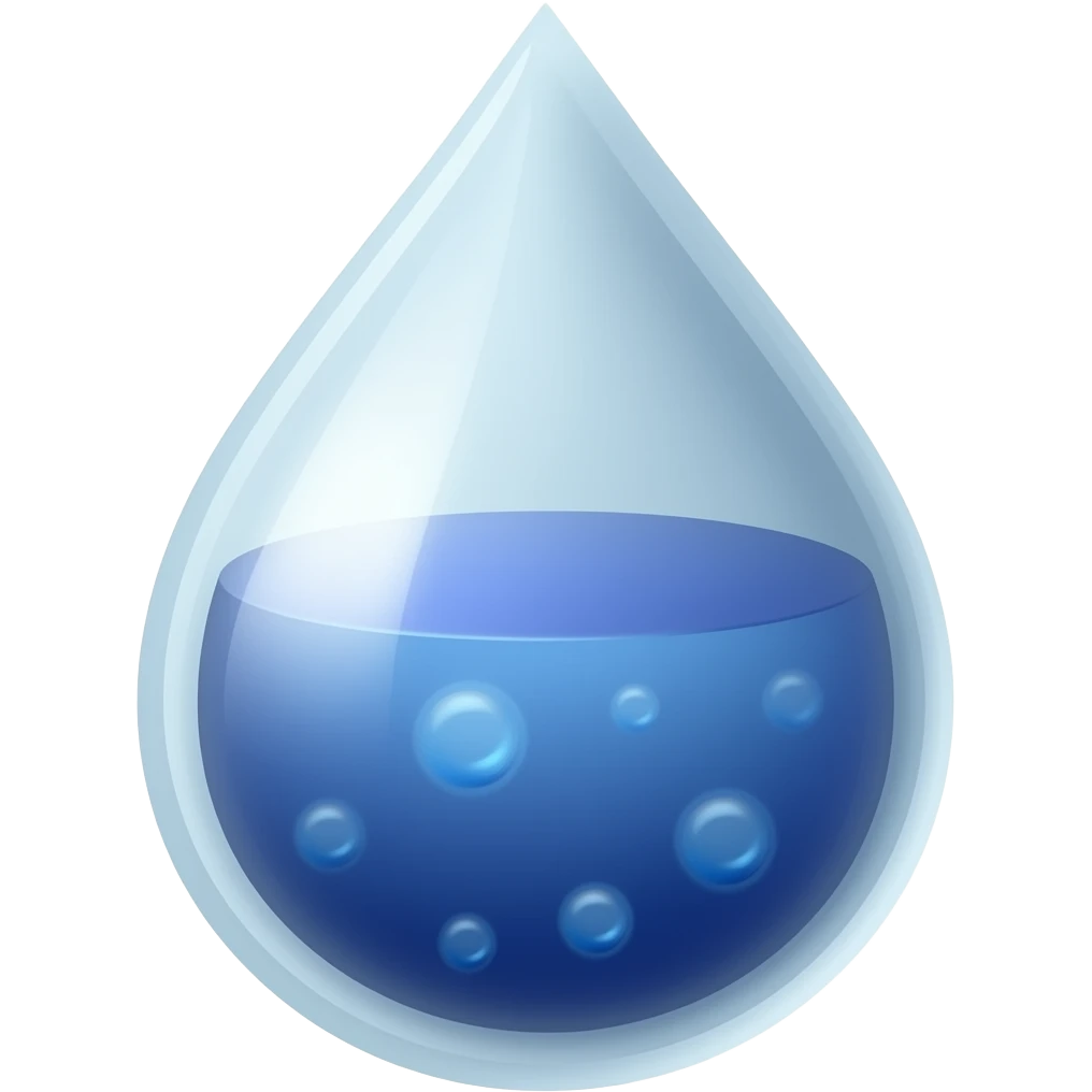 tear drop shaped potions emoji
