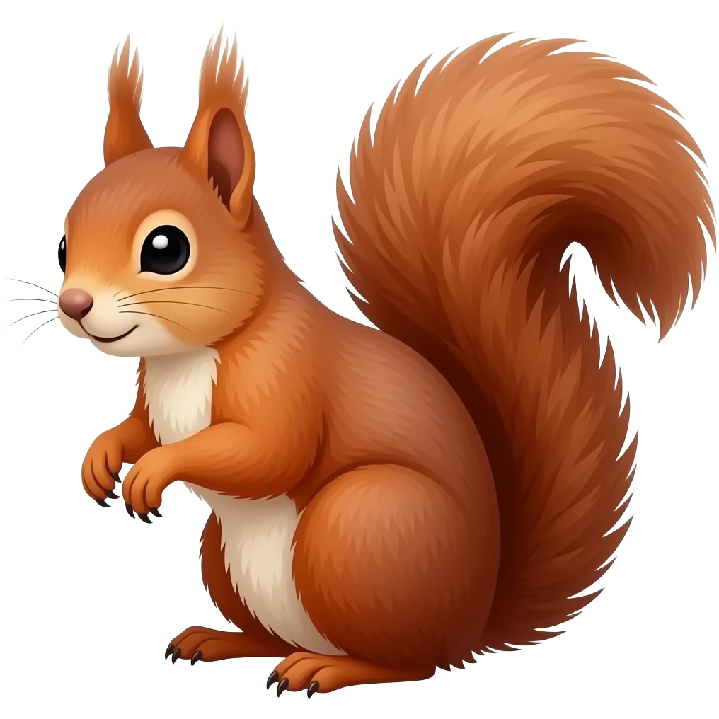 Red squirell emoji