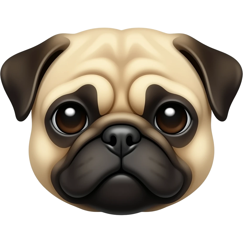 pug head emoji