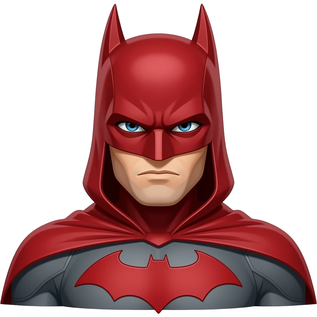 Red hood batman emoji