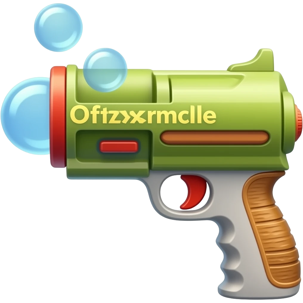 bubble gun emoji