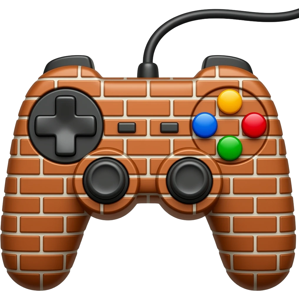 Playing Bricks emoji