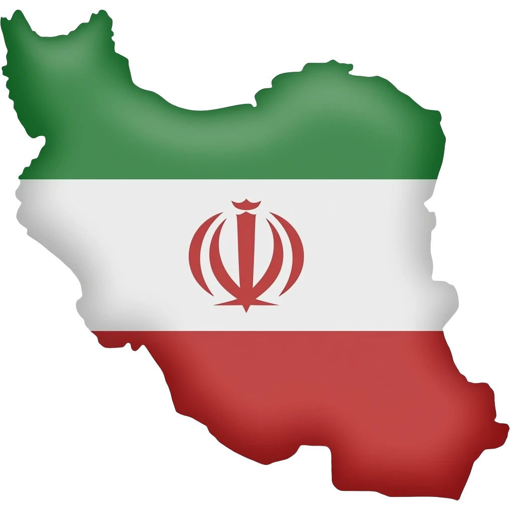 ایموجی نقشه ایران ساده emoji
