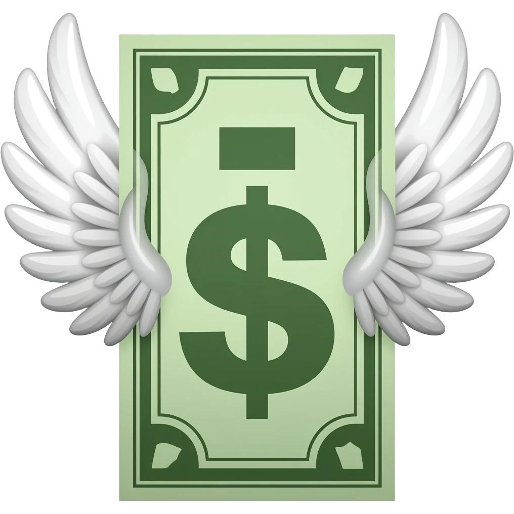 Money with Wings emoji