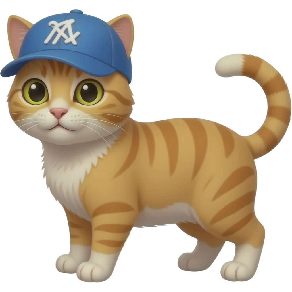 cat and cap emoji