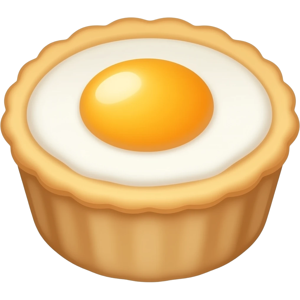 Egg tart emoji