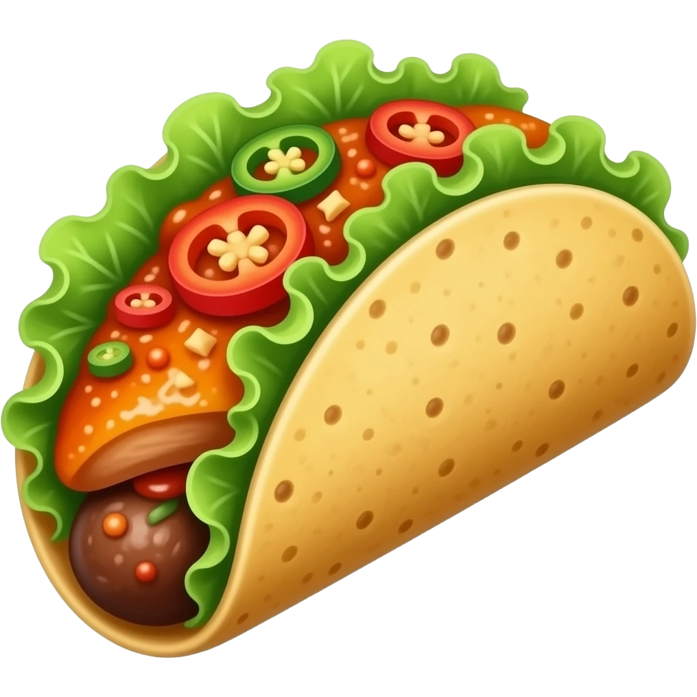 Buldak taco emoji