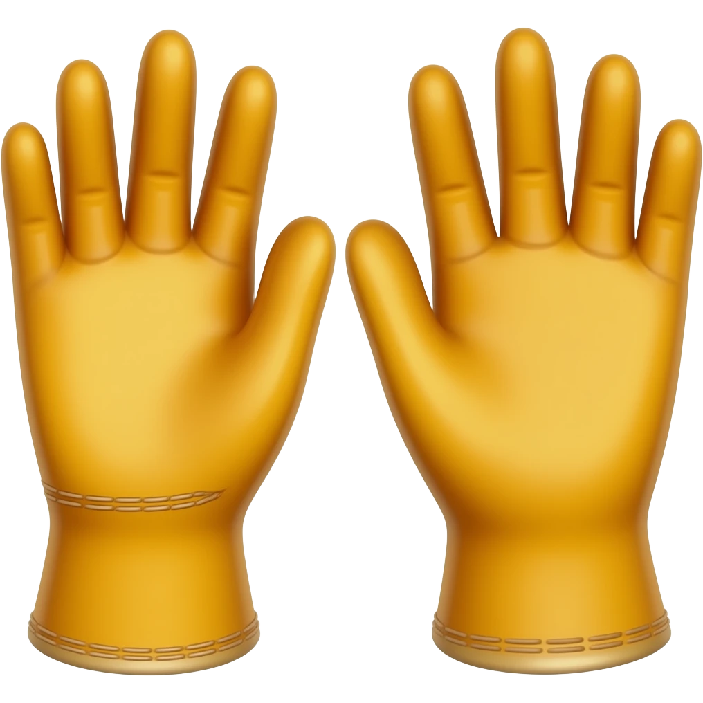 just safety gloves used in workshop emoji