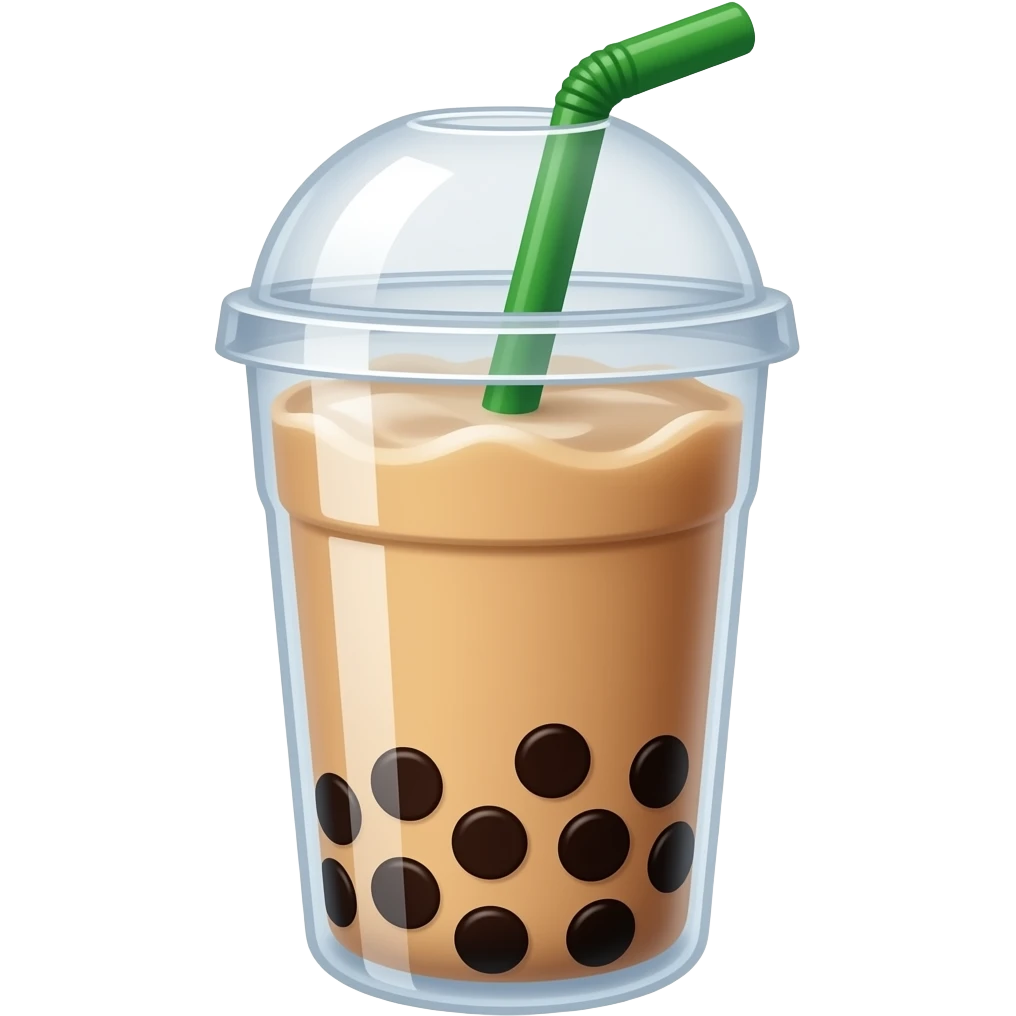 珍珠奶茶大杯 emoji