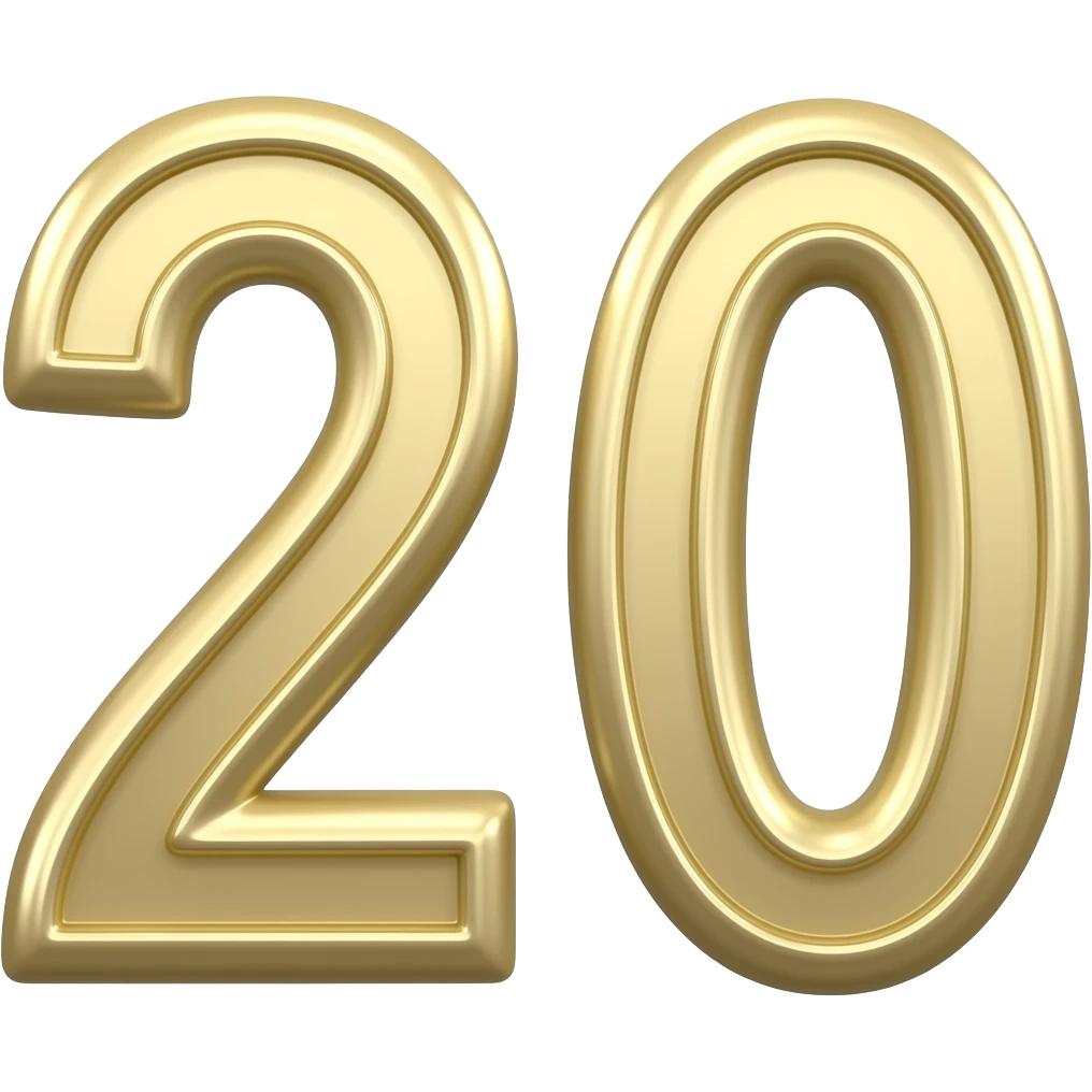number 20 emoji