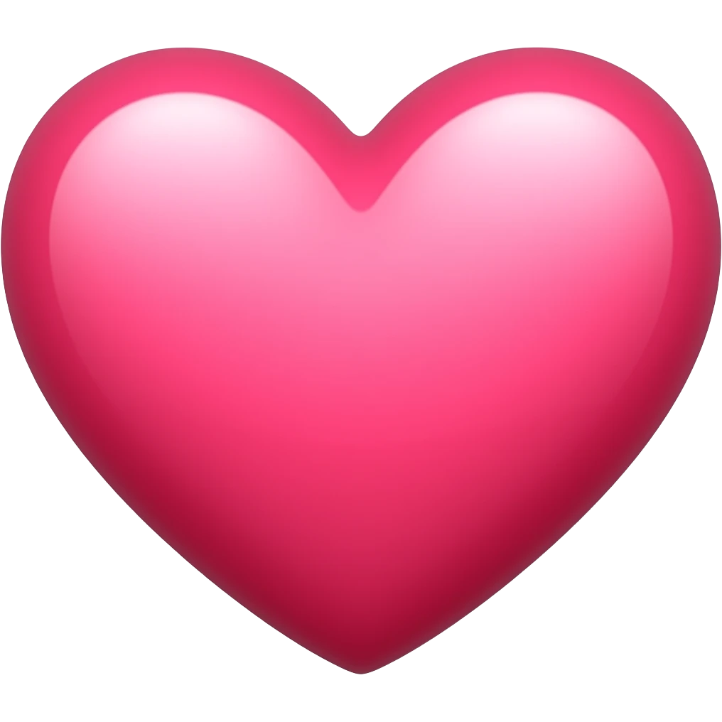 coeur rose emoji