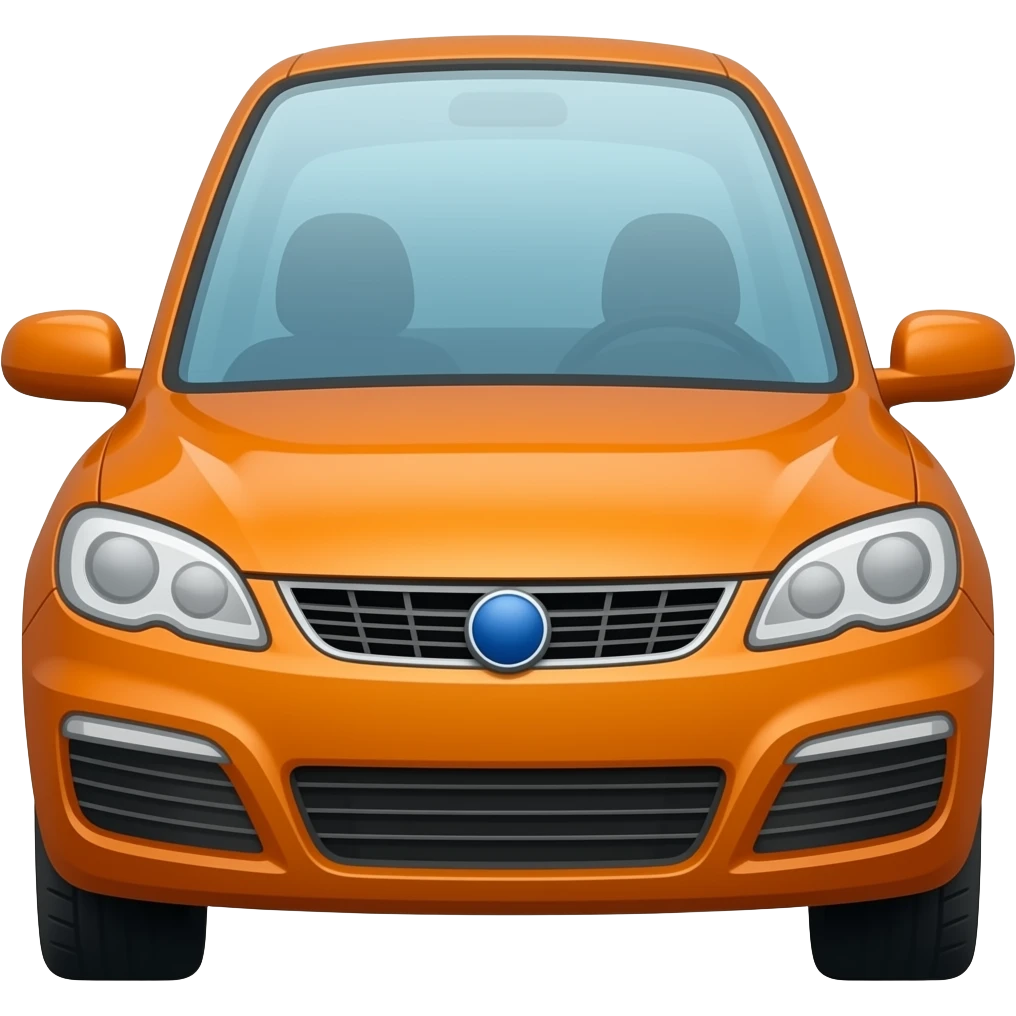car orange emoji