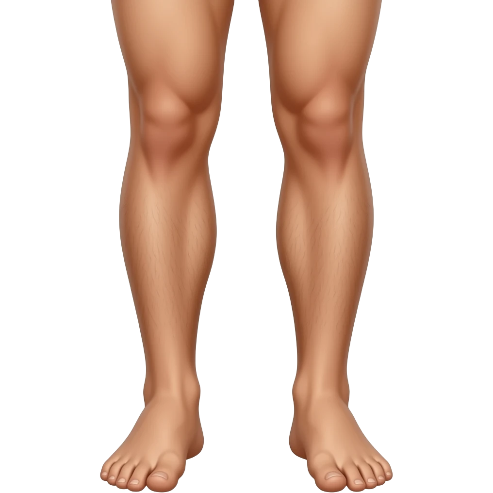 Leg split naked emoji