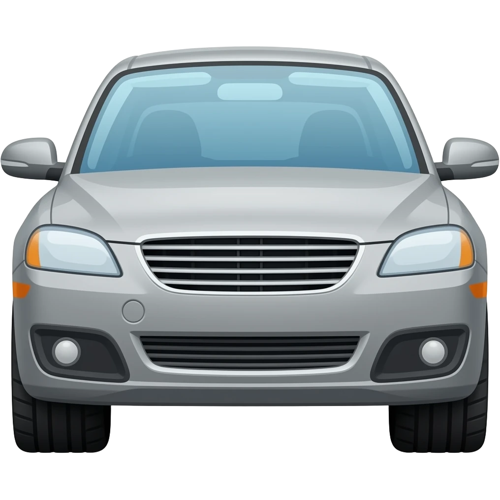 Gray car emoji