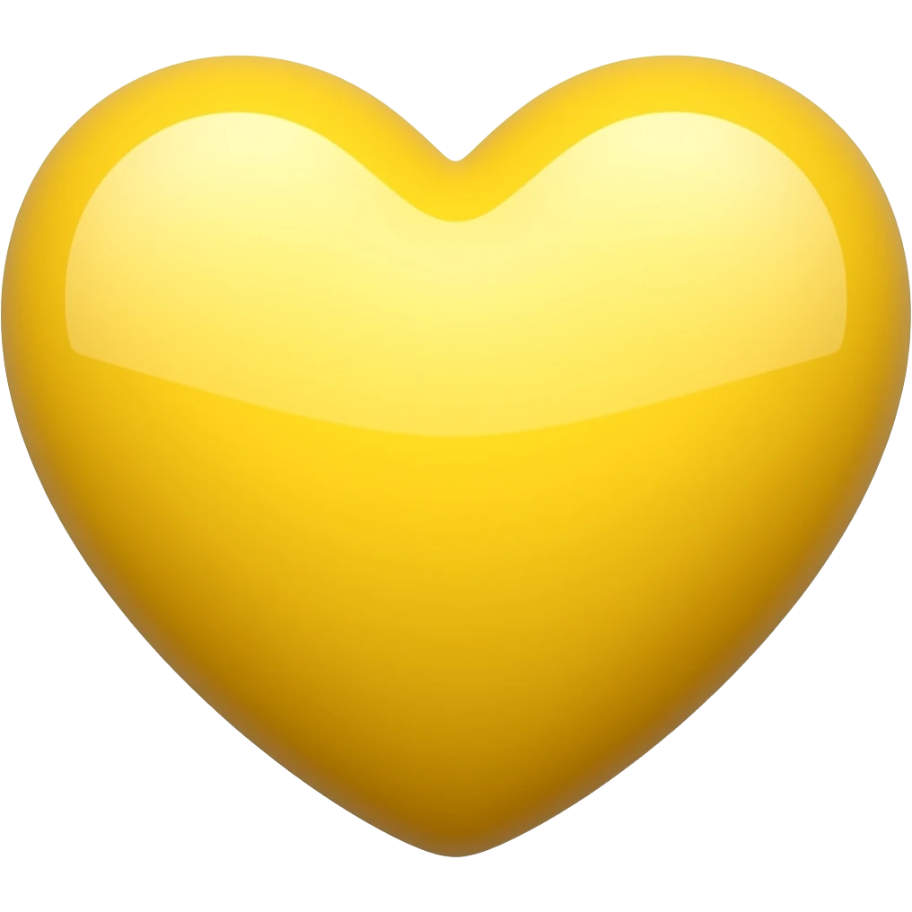 Yellow hwart emoji