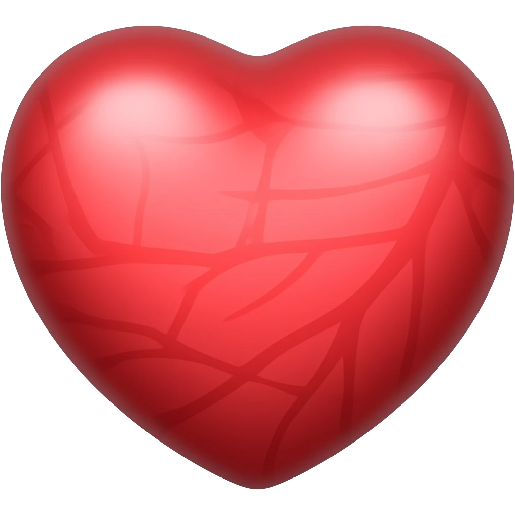 Corazón burdeo emoji