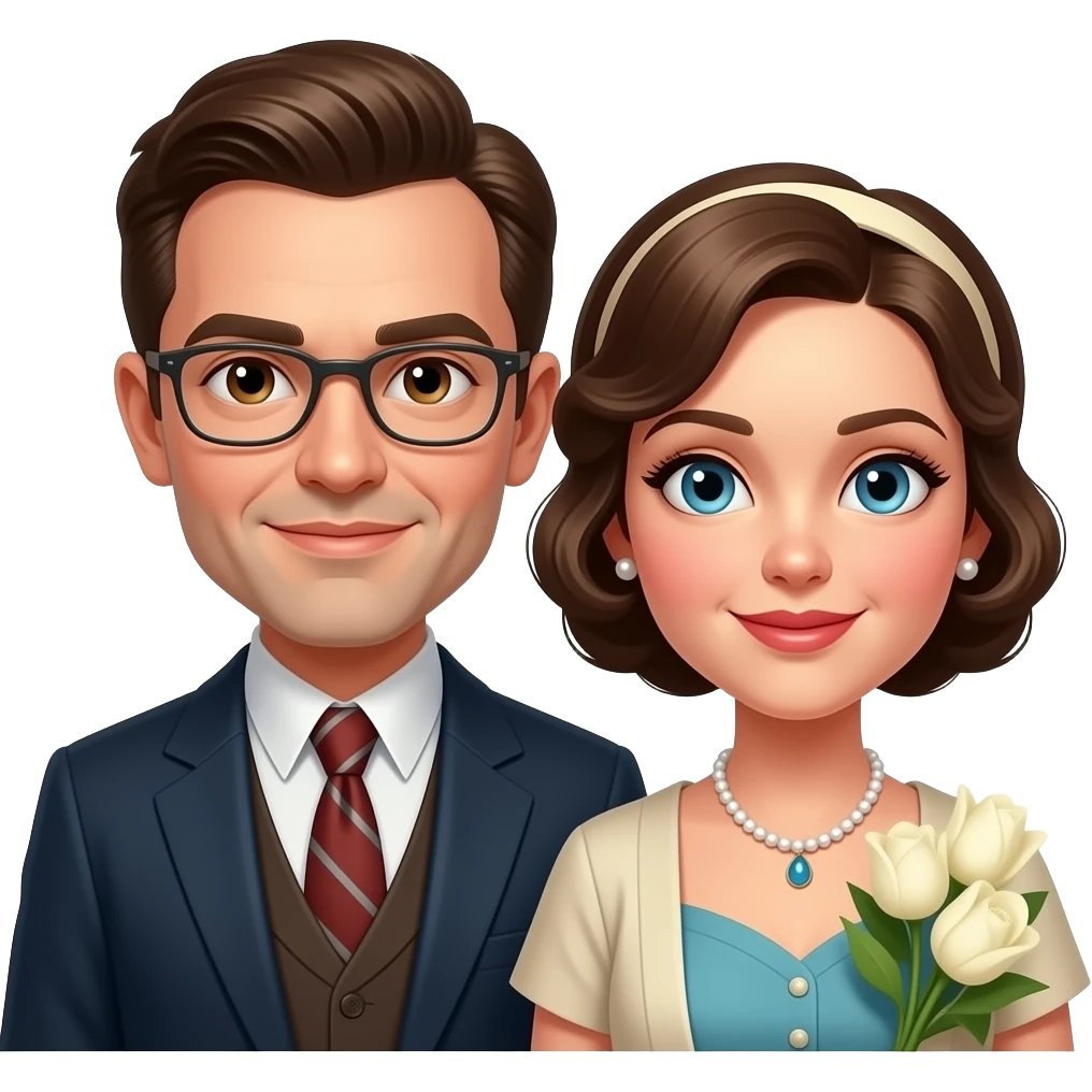 1920s couple emoji