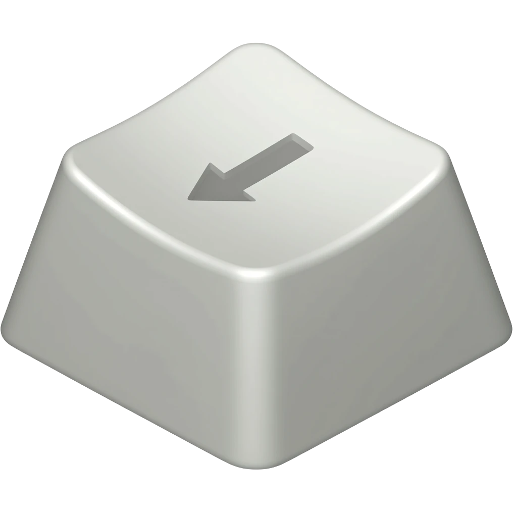 Ctrl key cap  isometric emoji