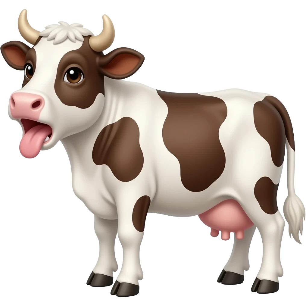 mooing emoji