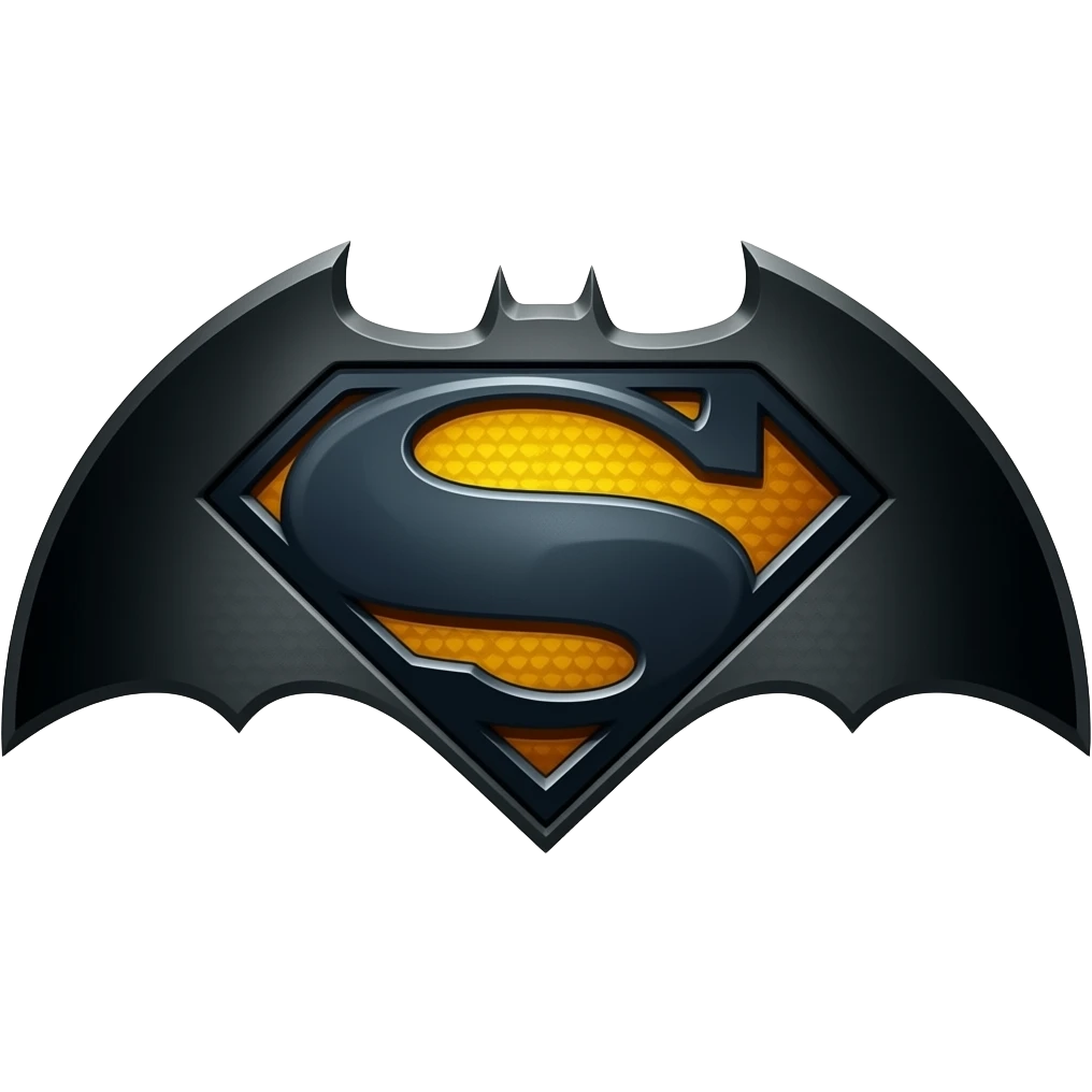 Batman vs Superman logo emoji