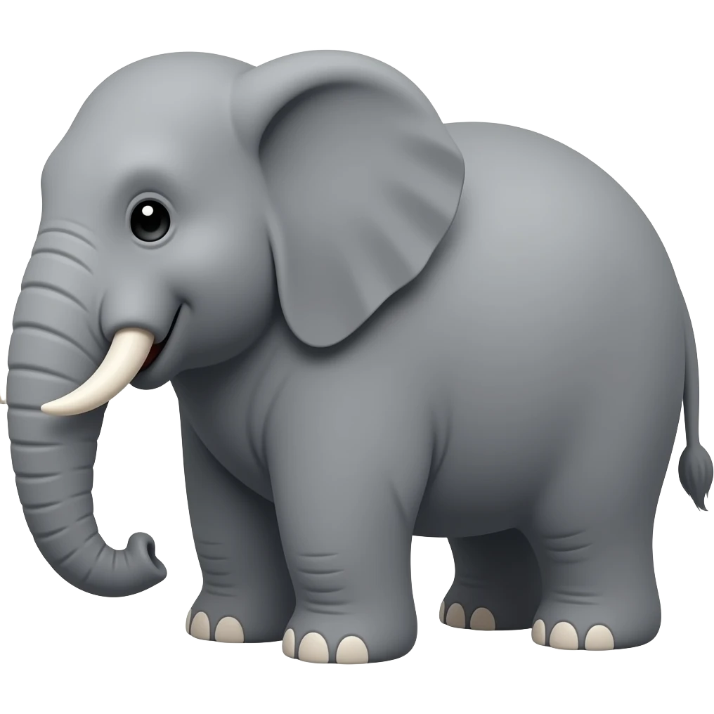 Gorda de elefante emoji