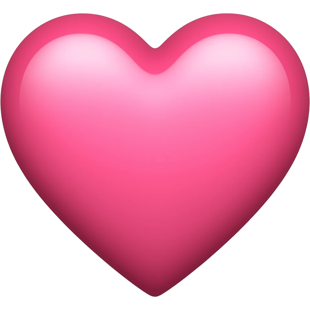 Pink heart emoji