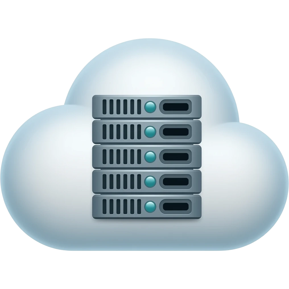 cloud web server emoji