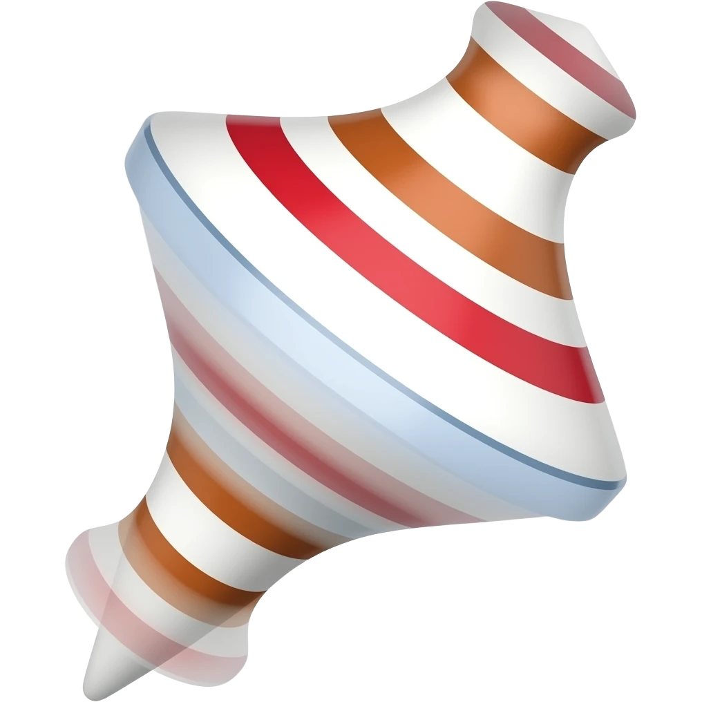 Spin top emoji