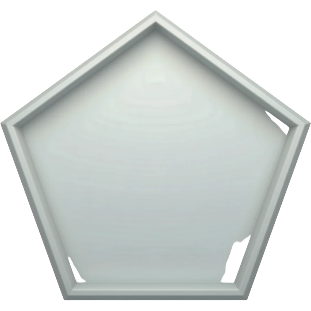 pentagon shape outline emoji