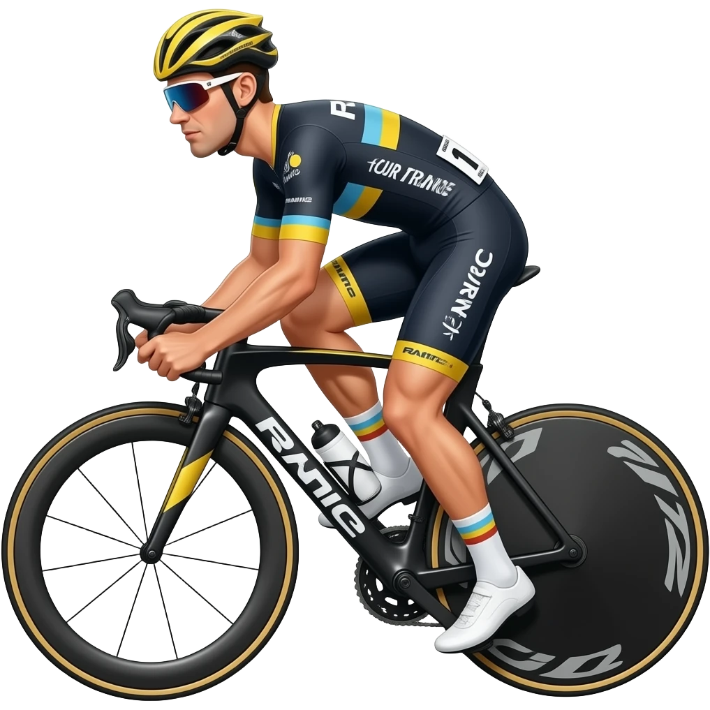 Tour de france rider modern emoji