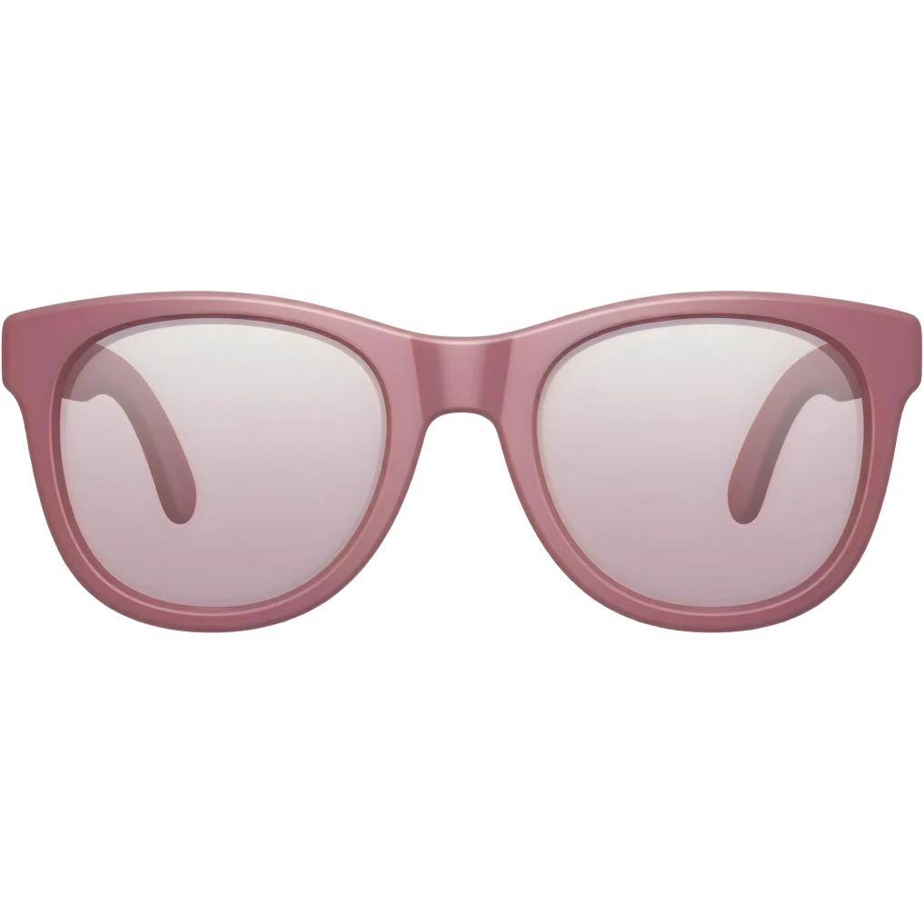 Lentes rositas emoji
