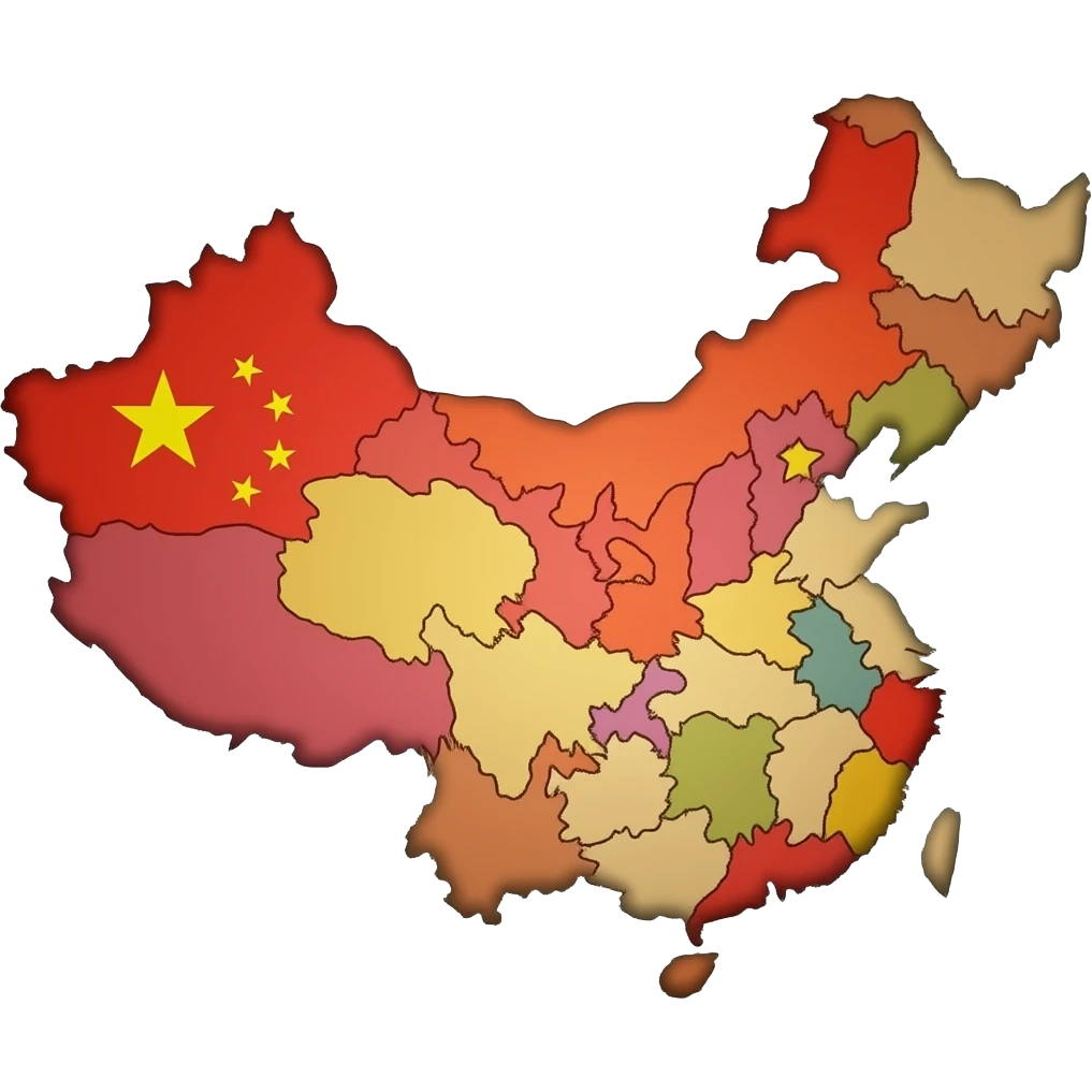 China Map flag emoji