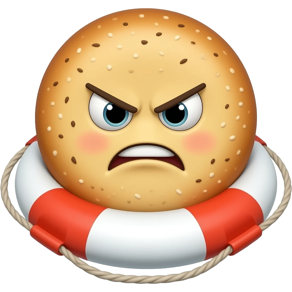🤬🥯🛟🥯 emoji