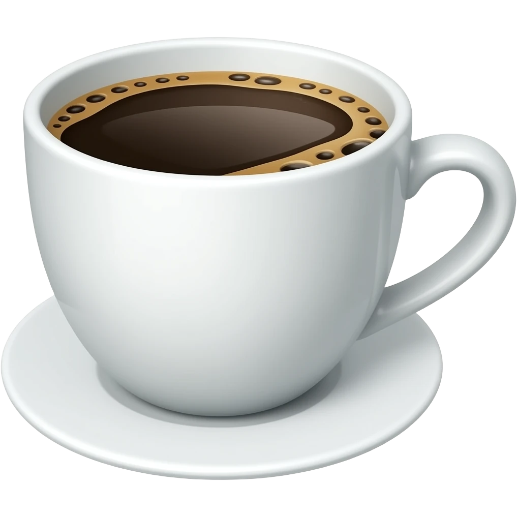 white coffee emoji