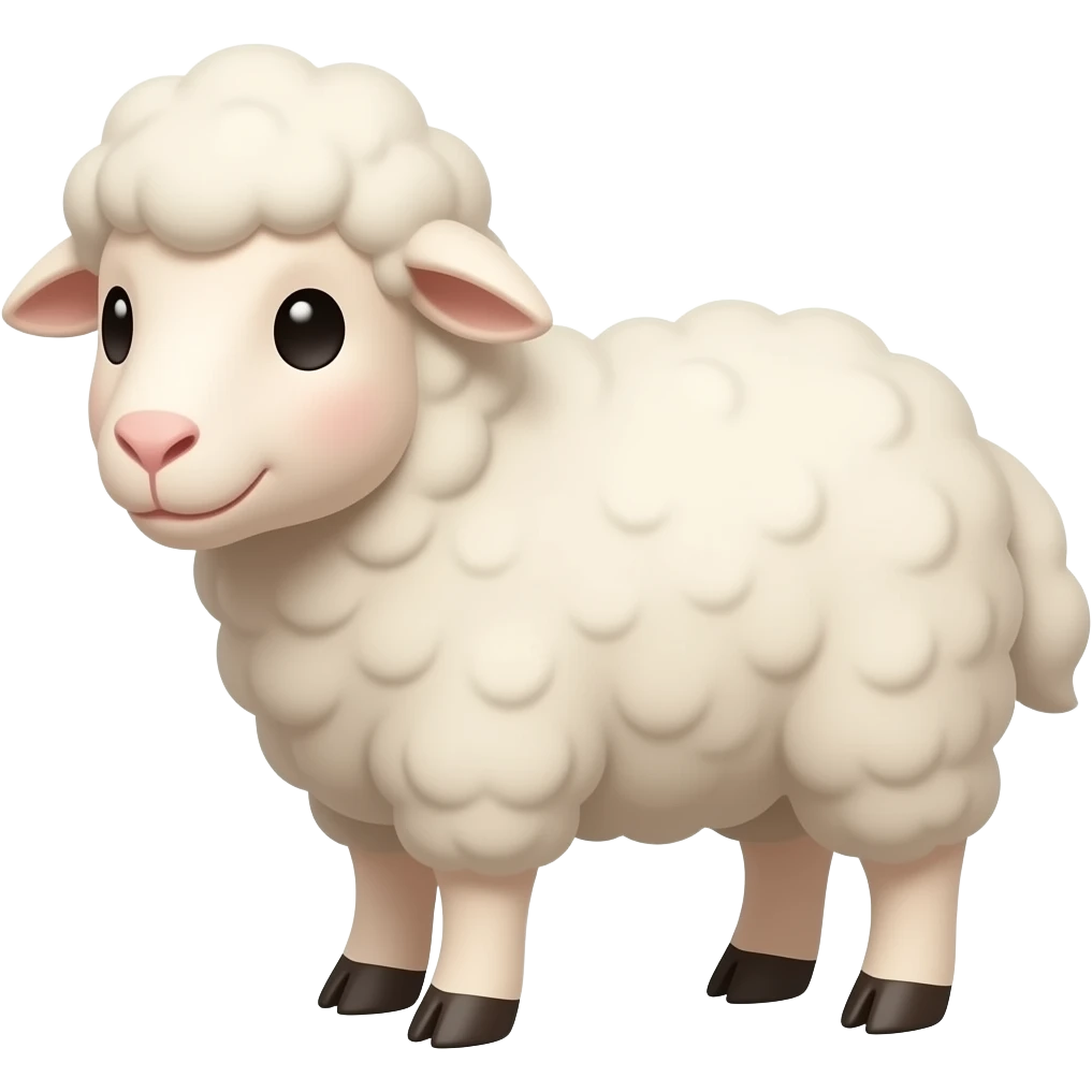 cute sheep emoji