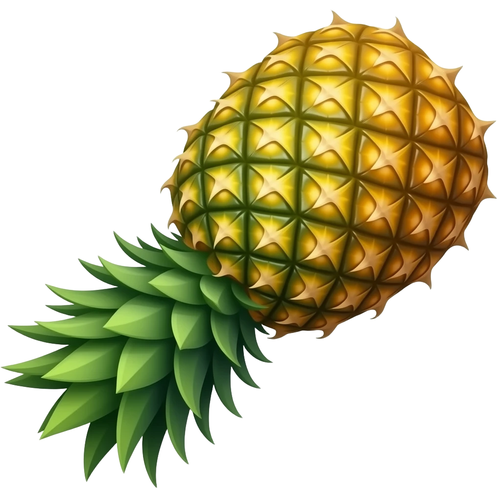 Upside down pineapple emoji