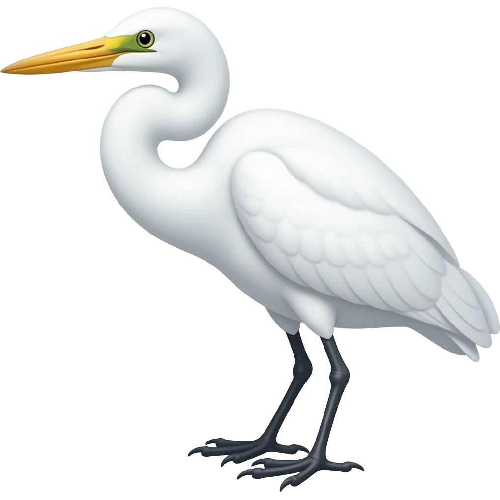 Egret emoji