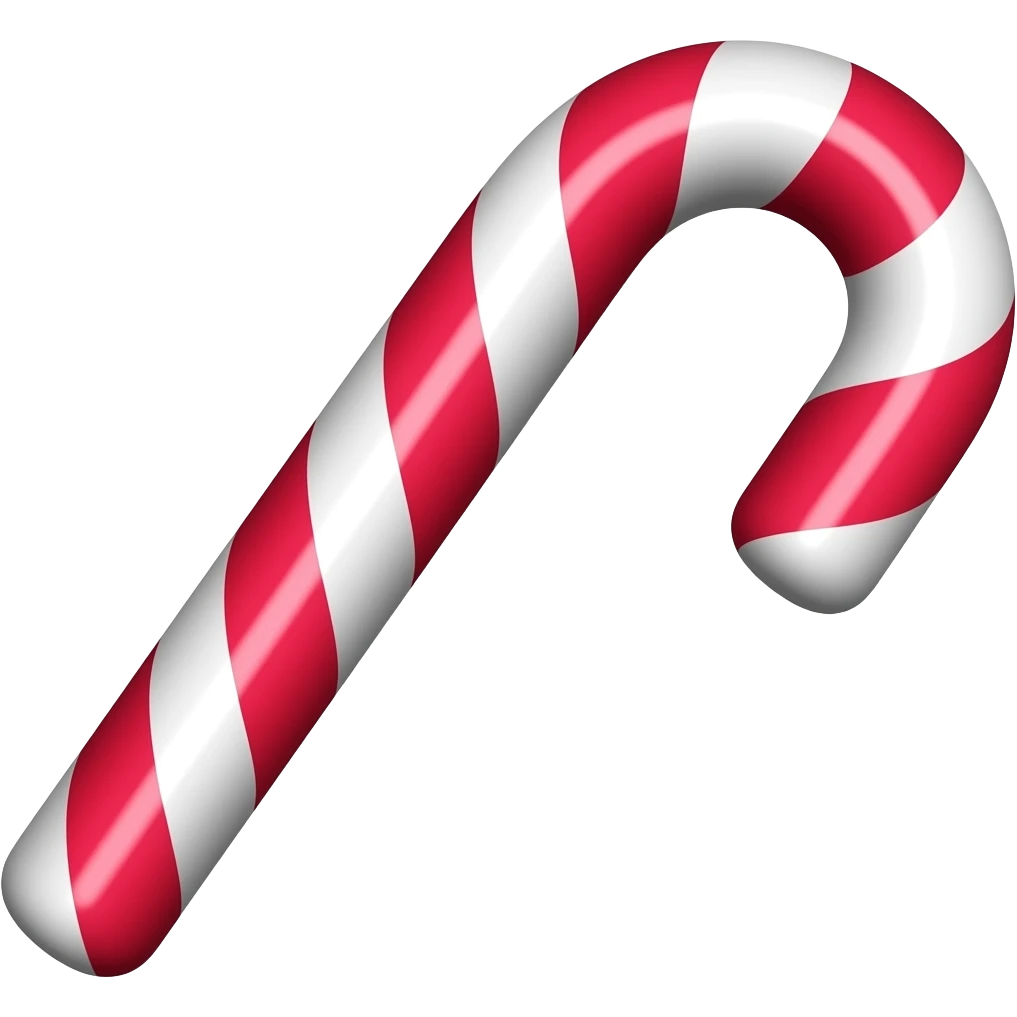 candy cane emoji