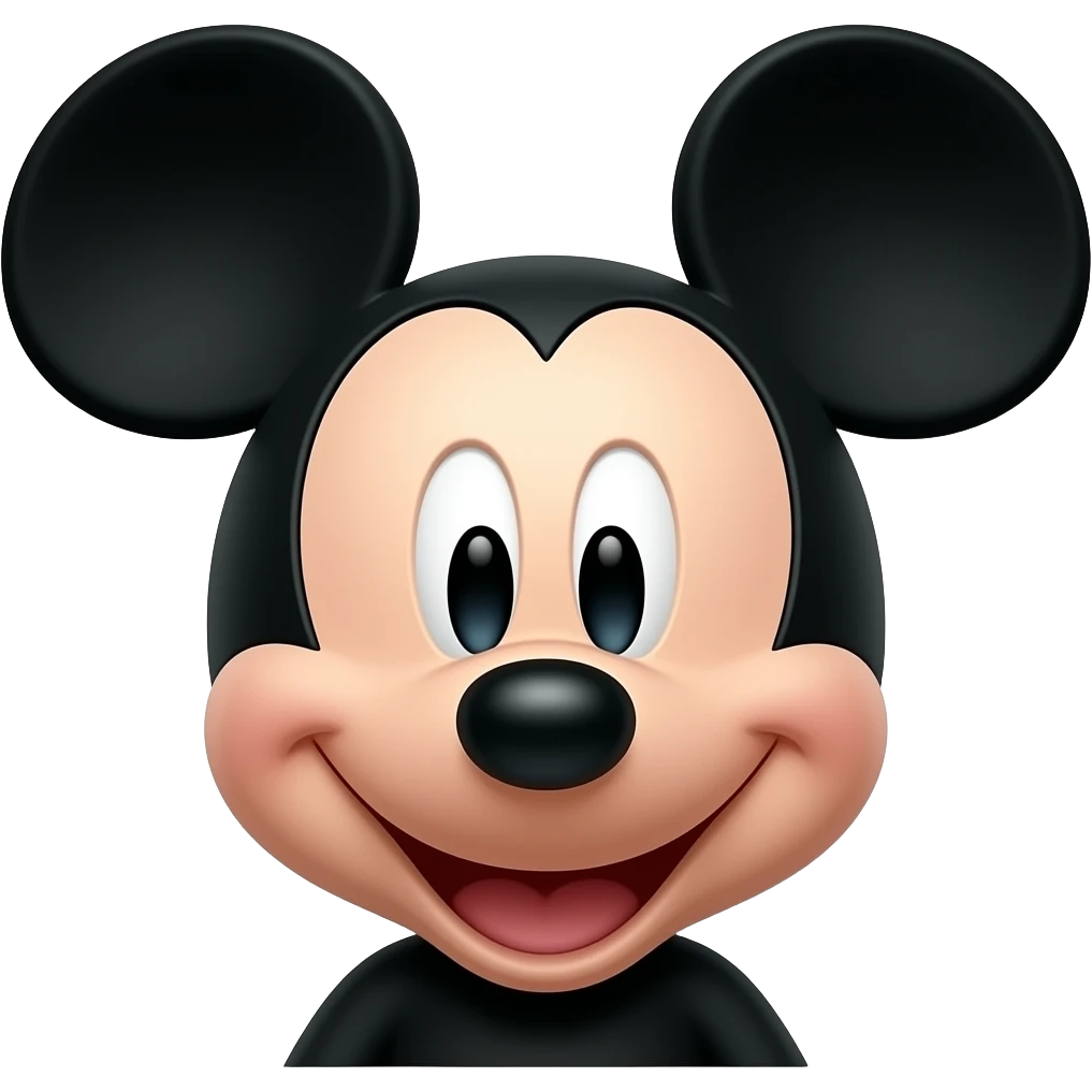 Mickey Mouse emoji