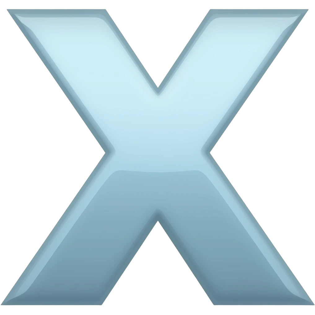 X emoji