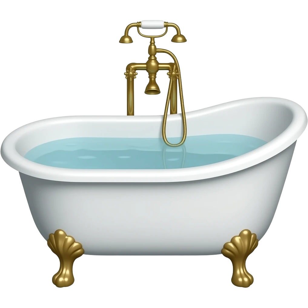 double freestanding bath emoji