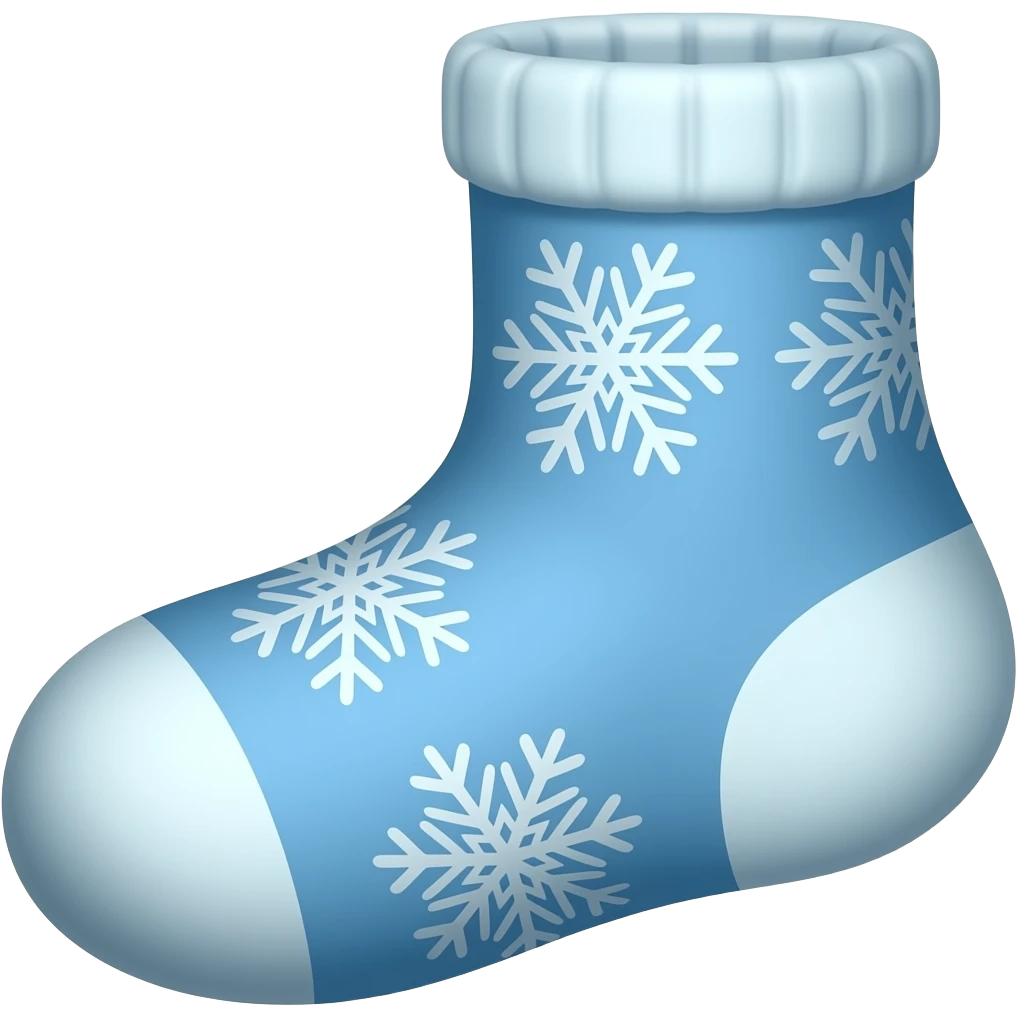 winter socks emoji