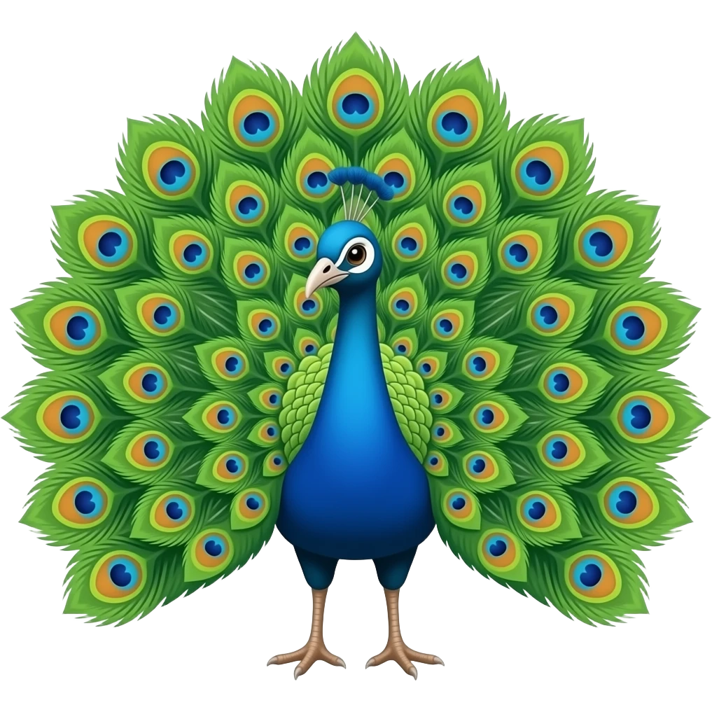Peacock emoji