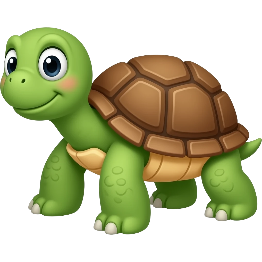 Smug turtle emoji