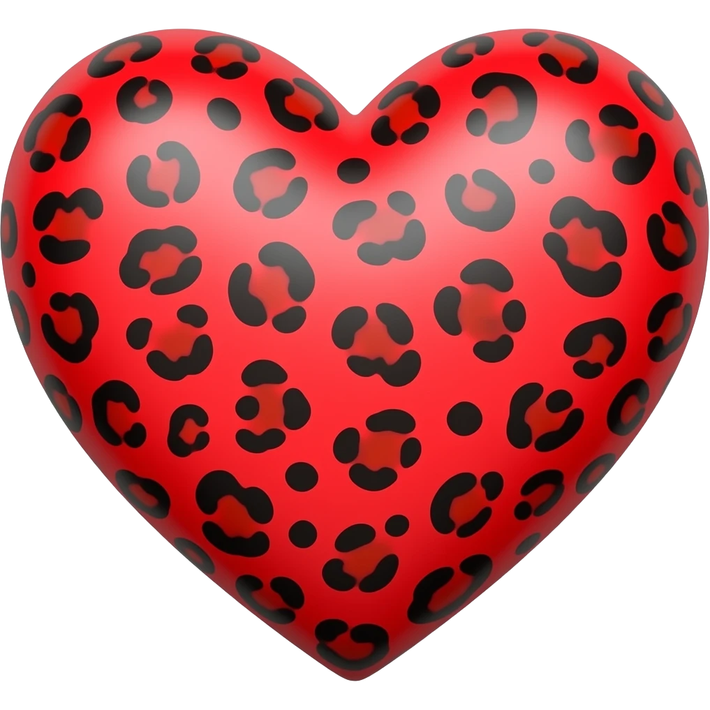 Cuore leopardato emoji