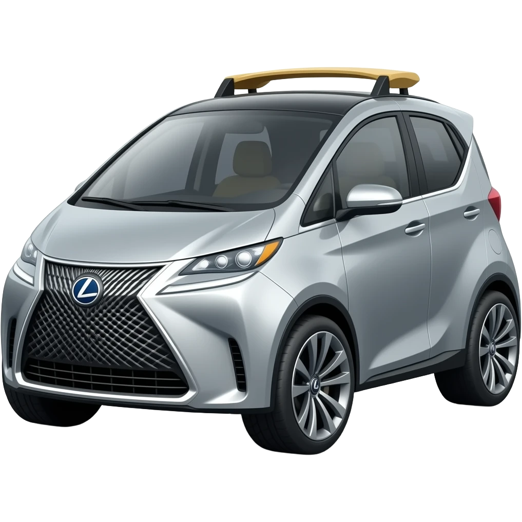 Lexus Concept 6-Wheeled Car (Right Car) (2027) emoji | AI Emoji Generator
