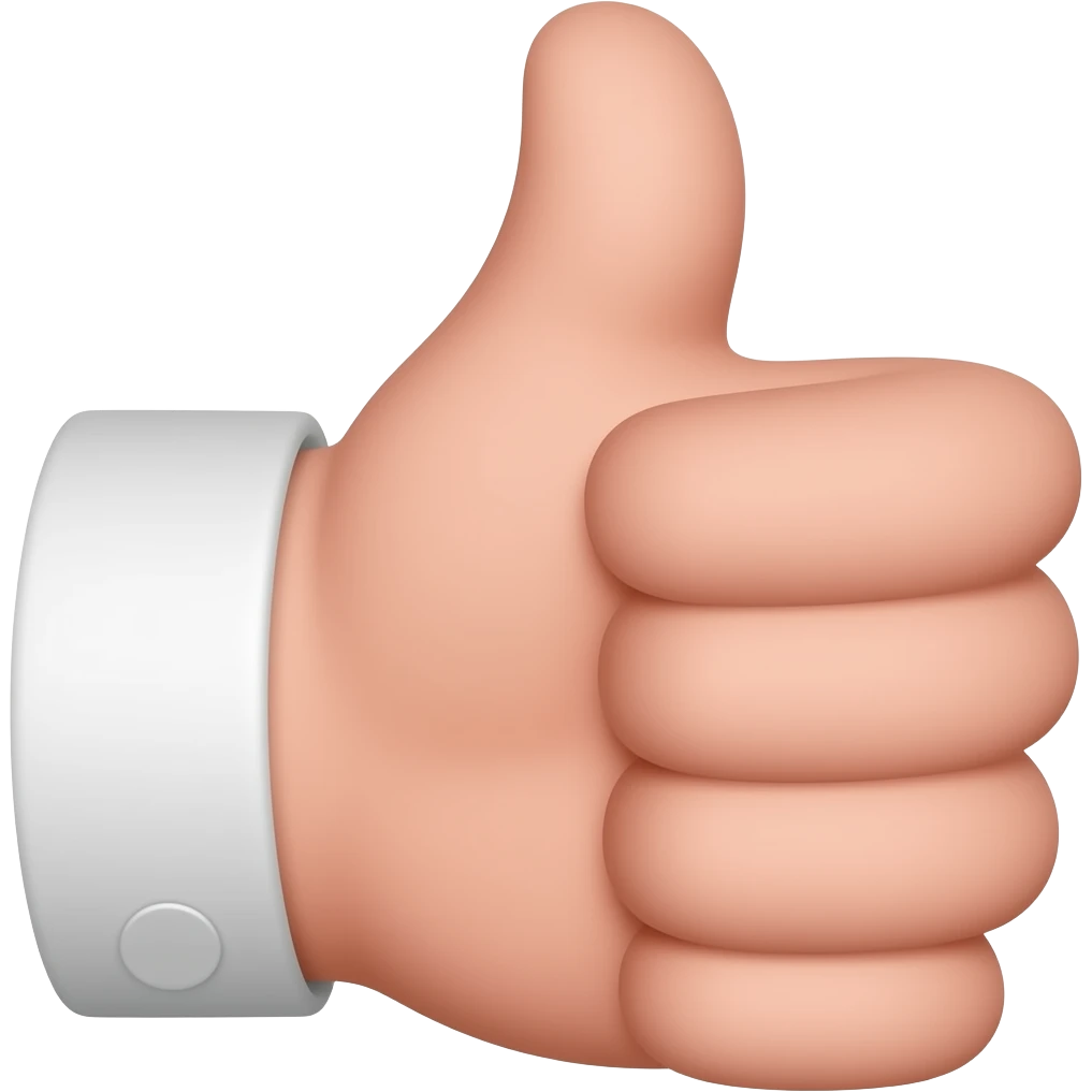 pink THUMB down emoji